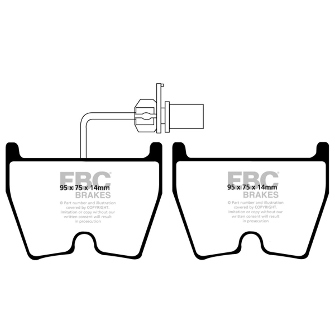 Klocki hamulcowe EBC BRAKES DP81513RP1