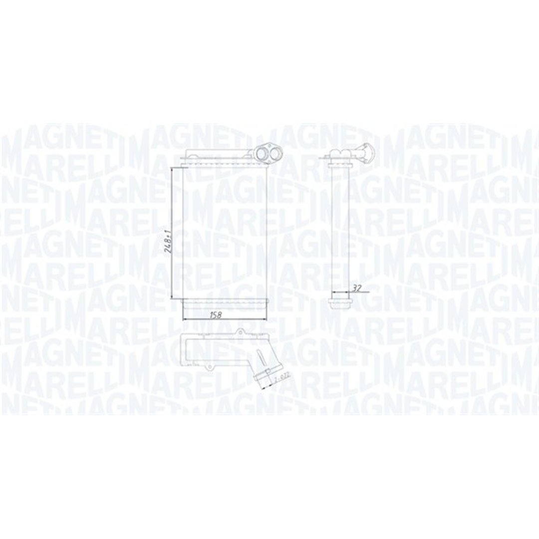 Nagrzewnica MAGNETI MARELLI 350218422000