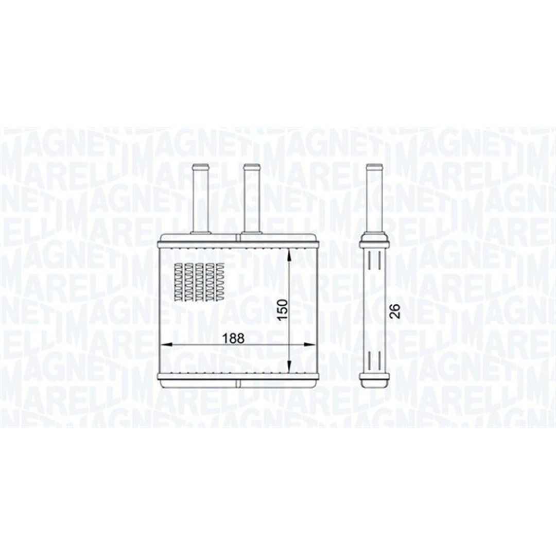 Nagrzewnica MAGNETI MARELLI 350218437000