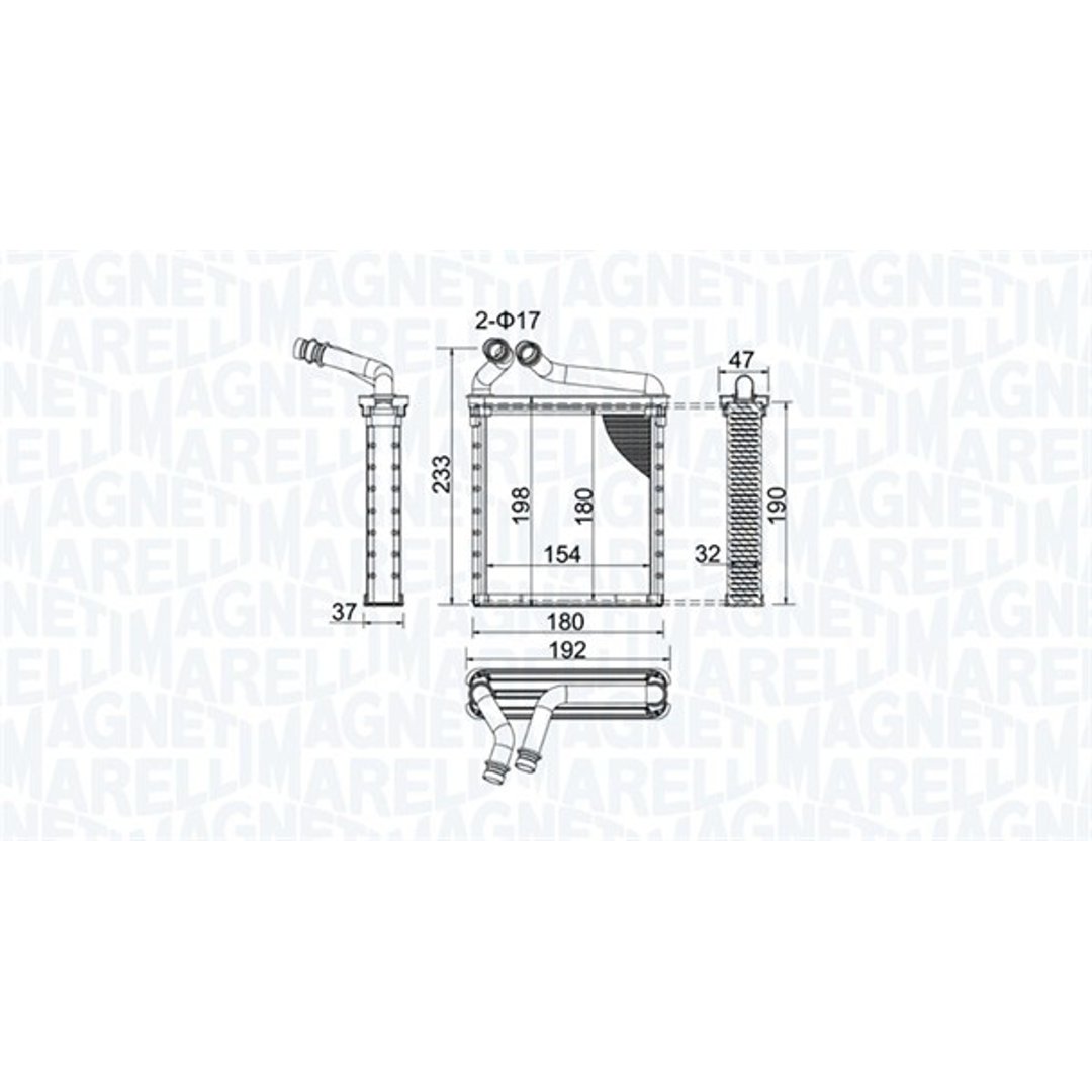 Nagrzewnica MAGNETI MARELLI 350218442000