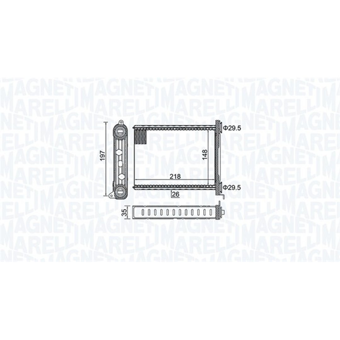 Nagrzewnica MAGNETI MARELLI 350218464000