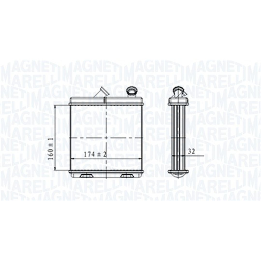Nagrzewnica MAGNETI MARELLI 350218465000