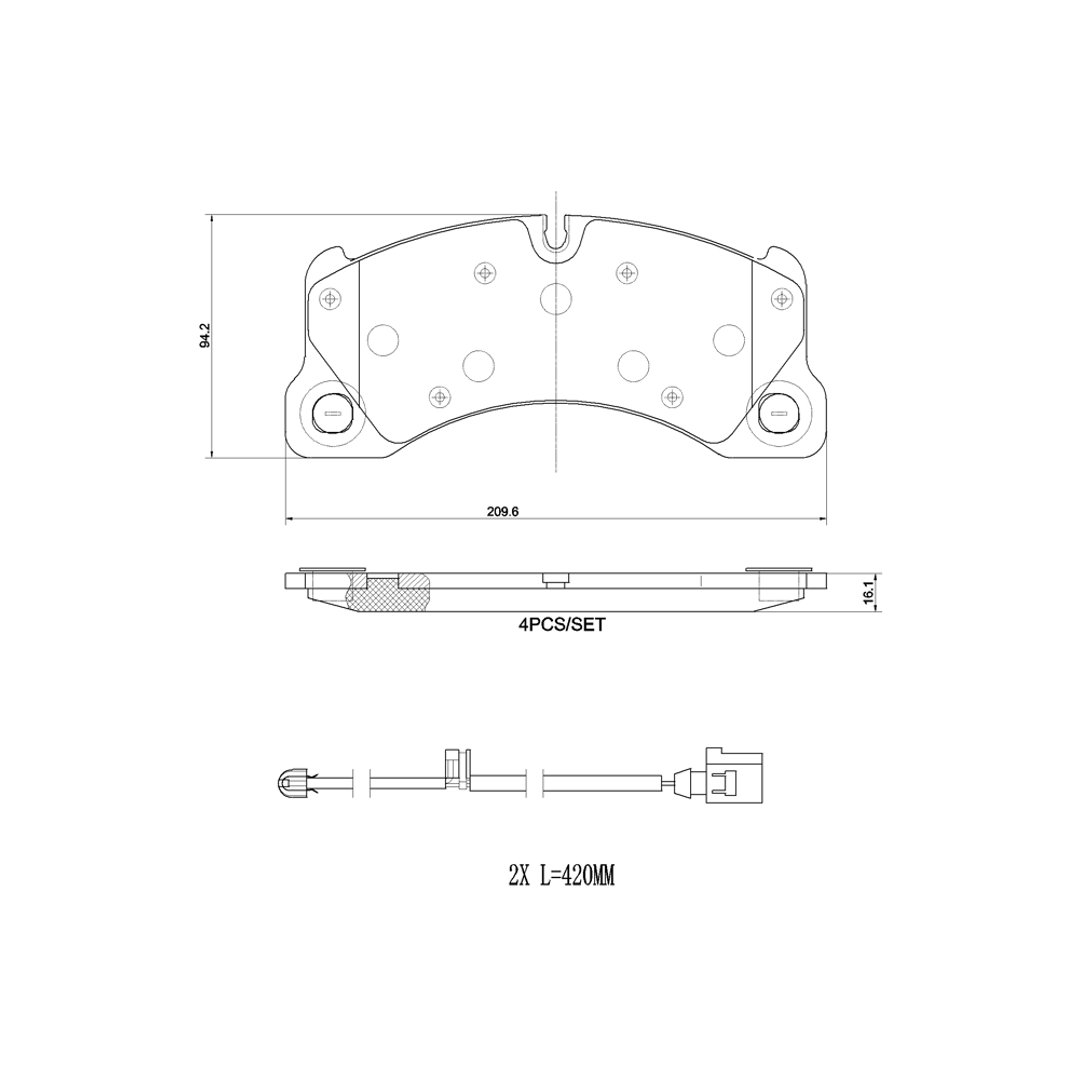 Klocki hamulcowe BREMBO P 65 049