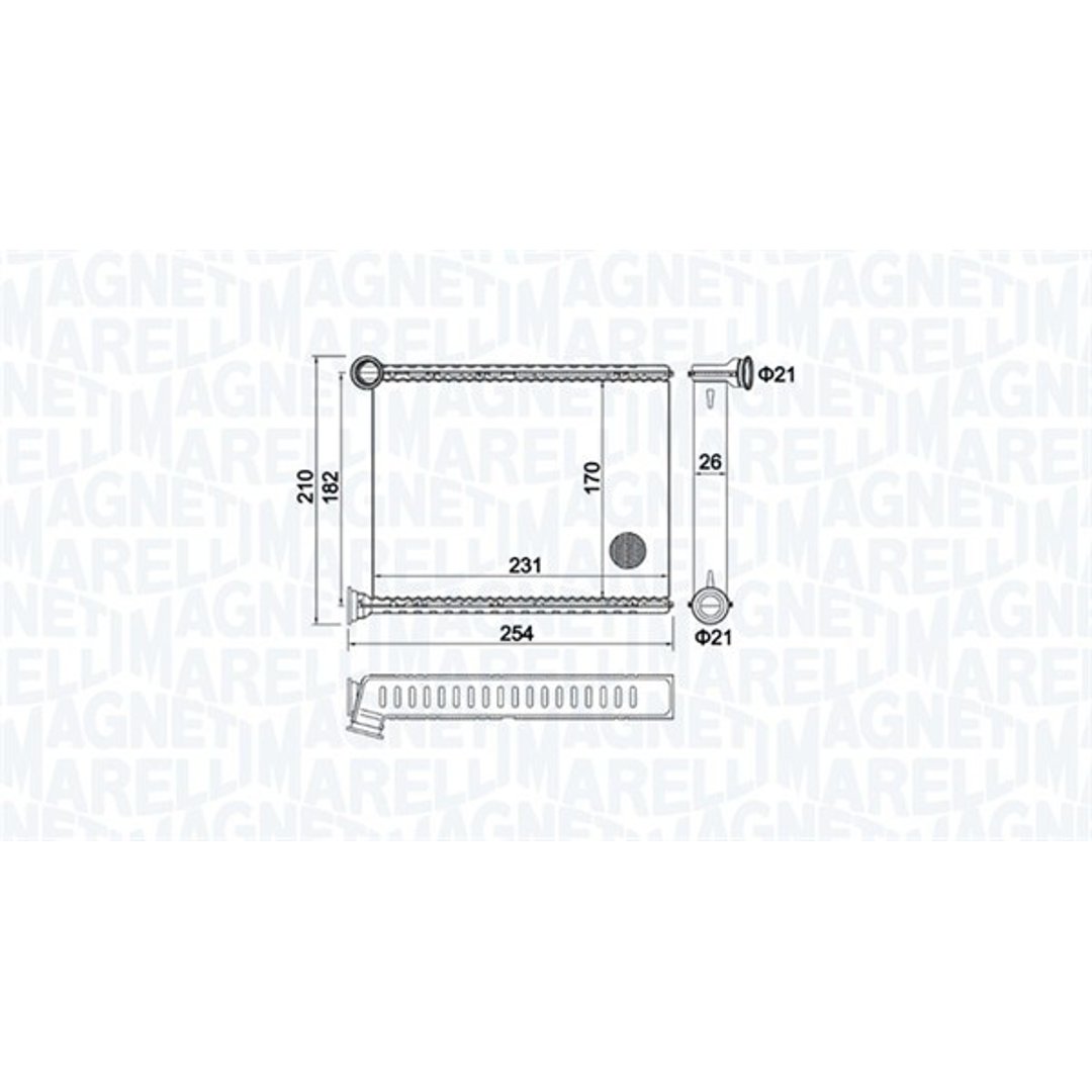 Nagrzewnica MAGNETI MARELLI 350218473000