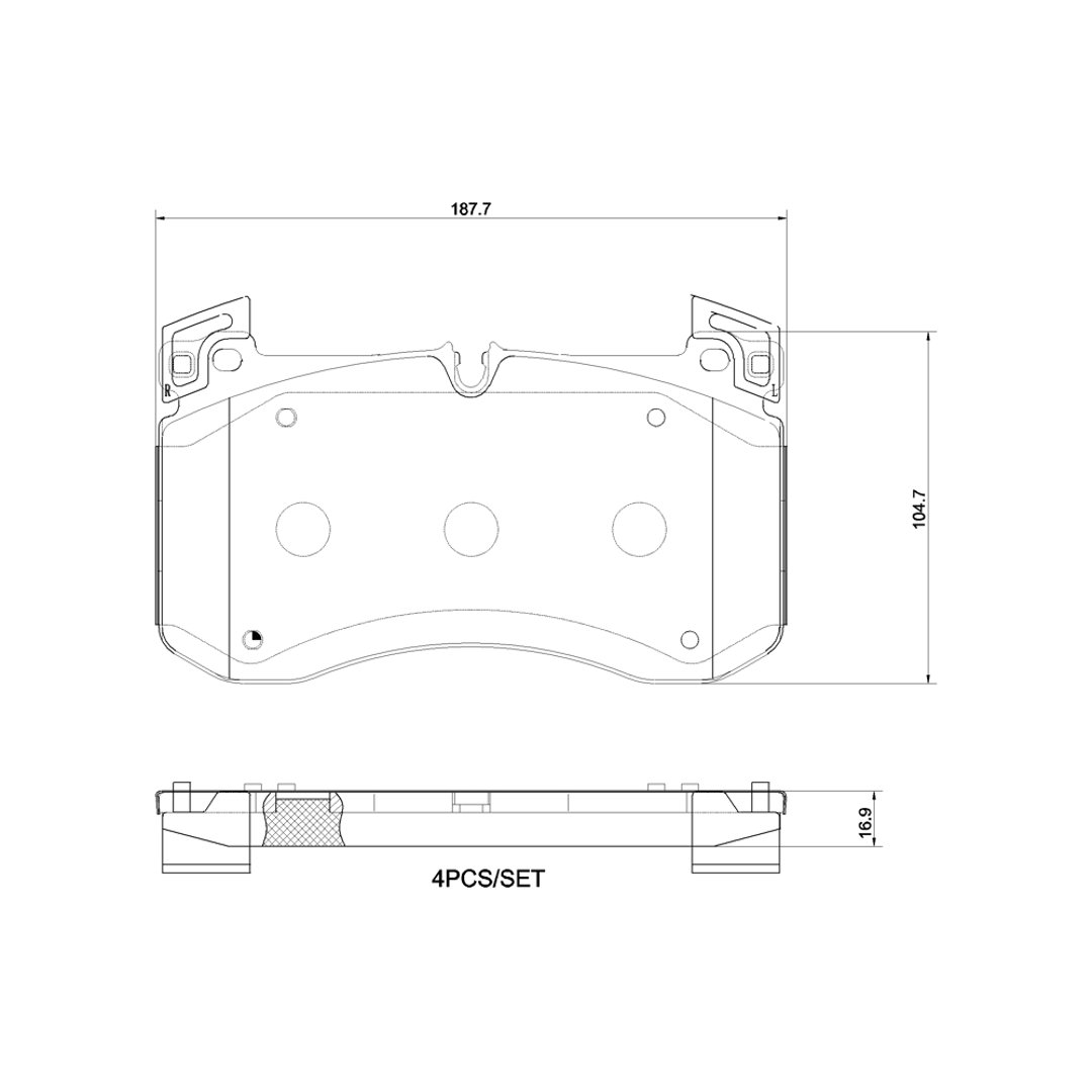 Klocki hamulcowe BREMBO P 50 160