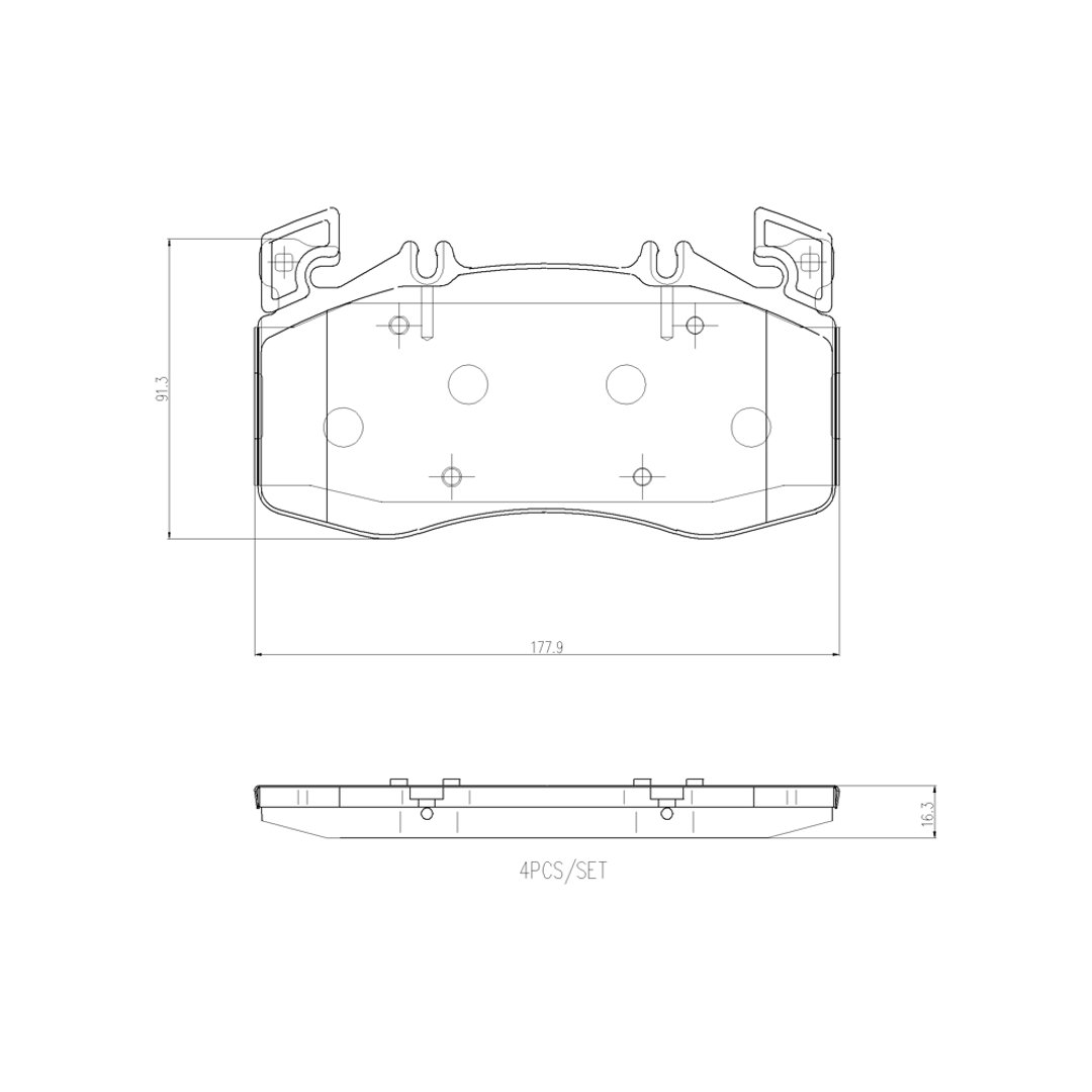 Klocki hamulcowe BREMBO P 50 163