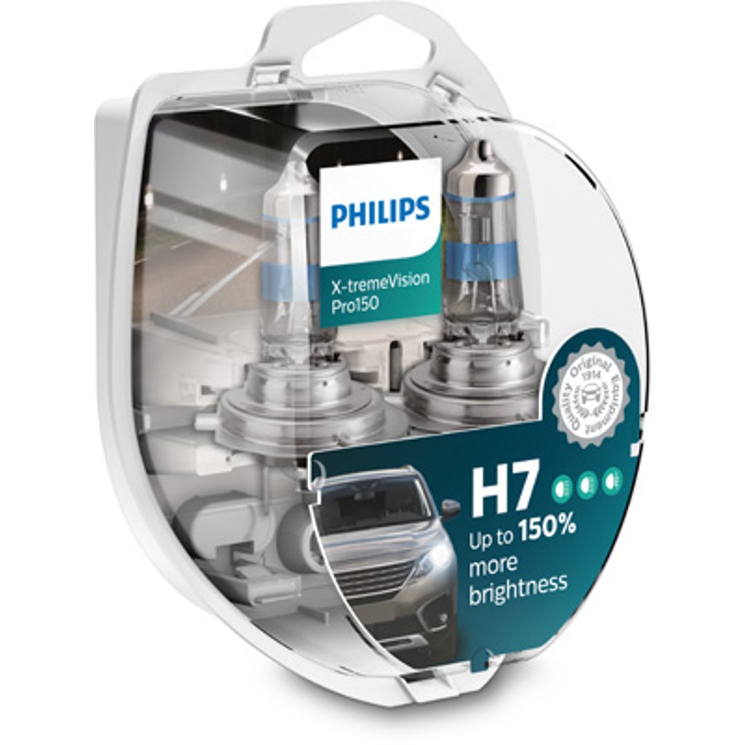 Żarówki PHILIPS, H7 X-tremeVision Pro150
