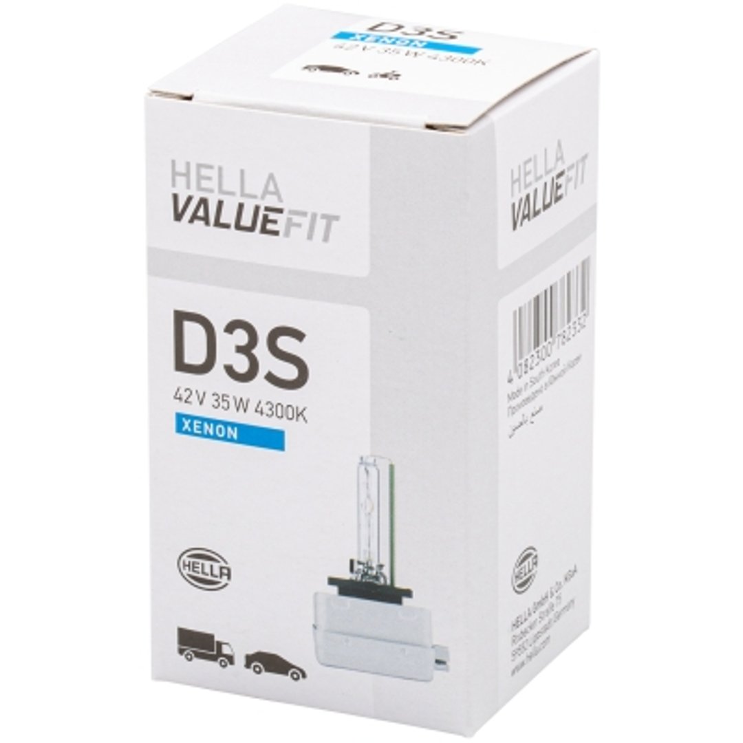 2x ŻARÓWKA ŻARNIK HELLA XENON D3S 4300K VALUE FIT