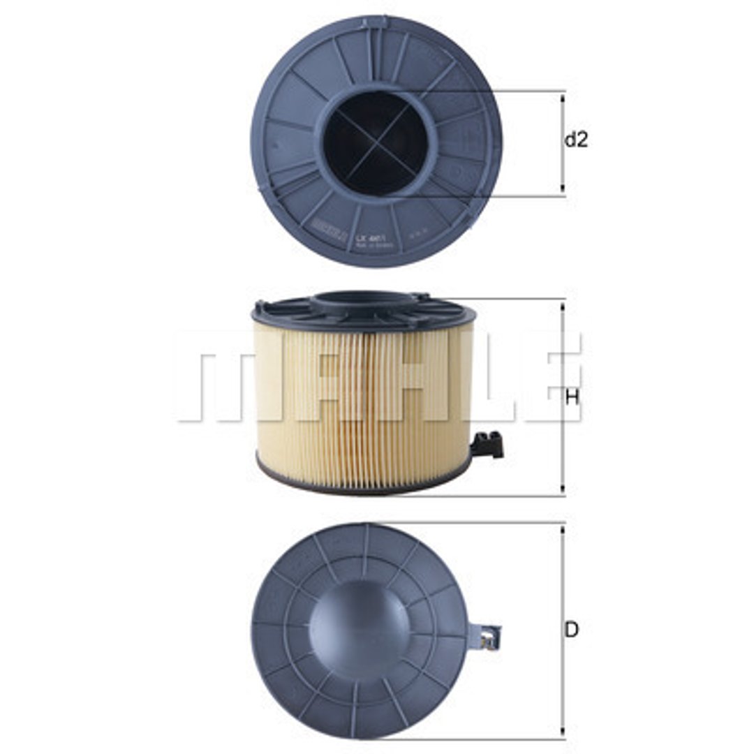 Filtr powietrza Mahle LX 4411