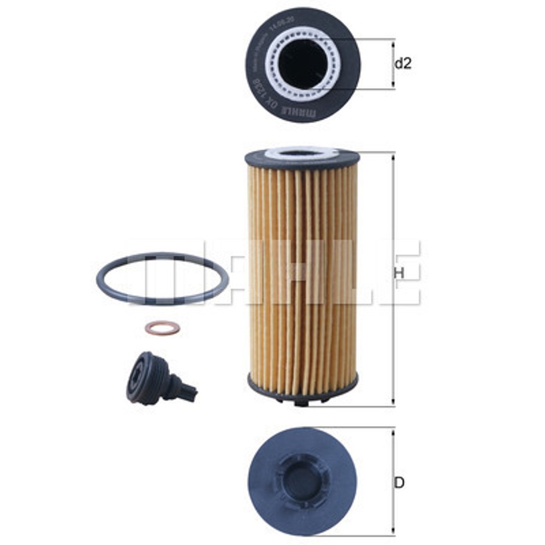 Filtr oleju Mahle OX 1238D