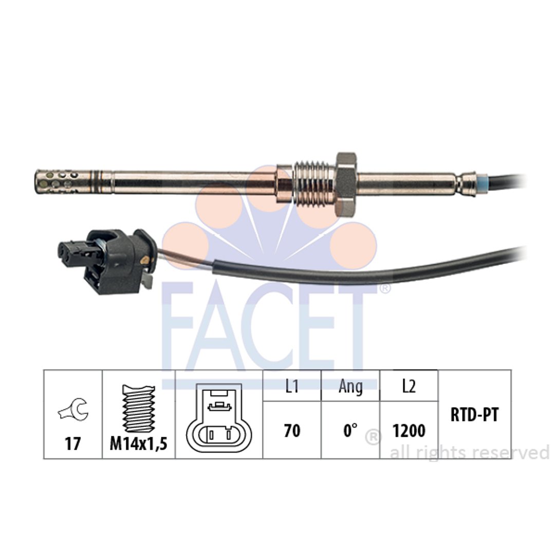 Czujnik temperatury spalin FACET 22.0055