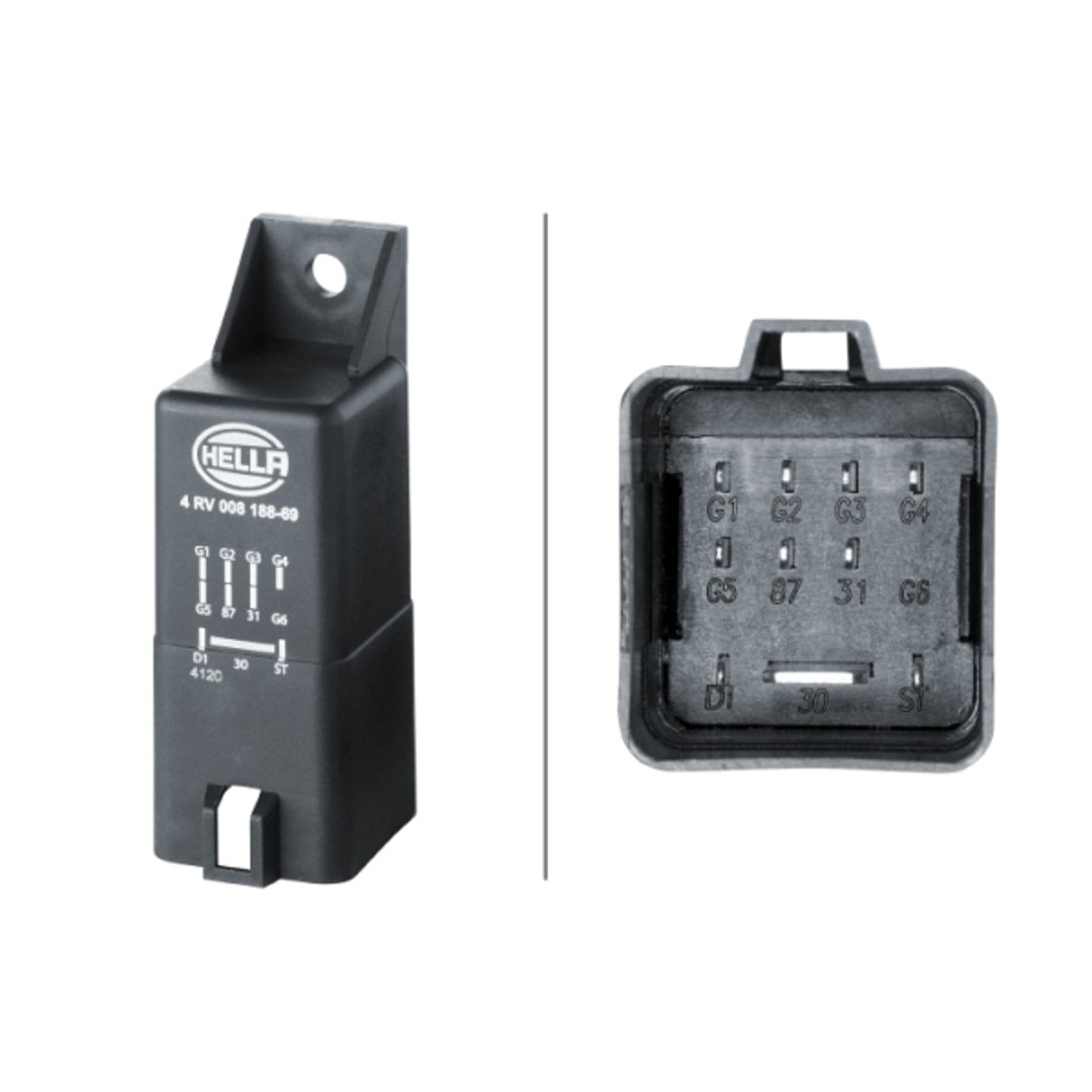 Sterownik, czas żarzenia Hella 4RV 008 188-691
