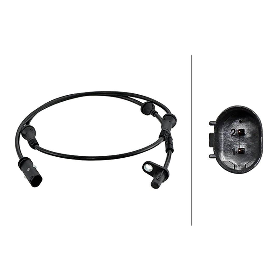 Czujnik prędkości obrotowej koła HELLA 6PU 230 048-181