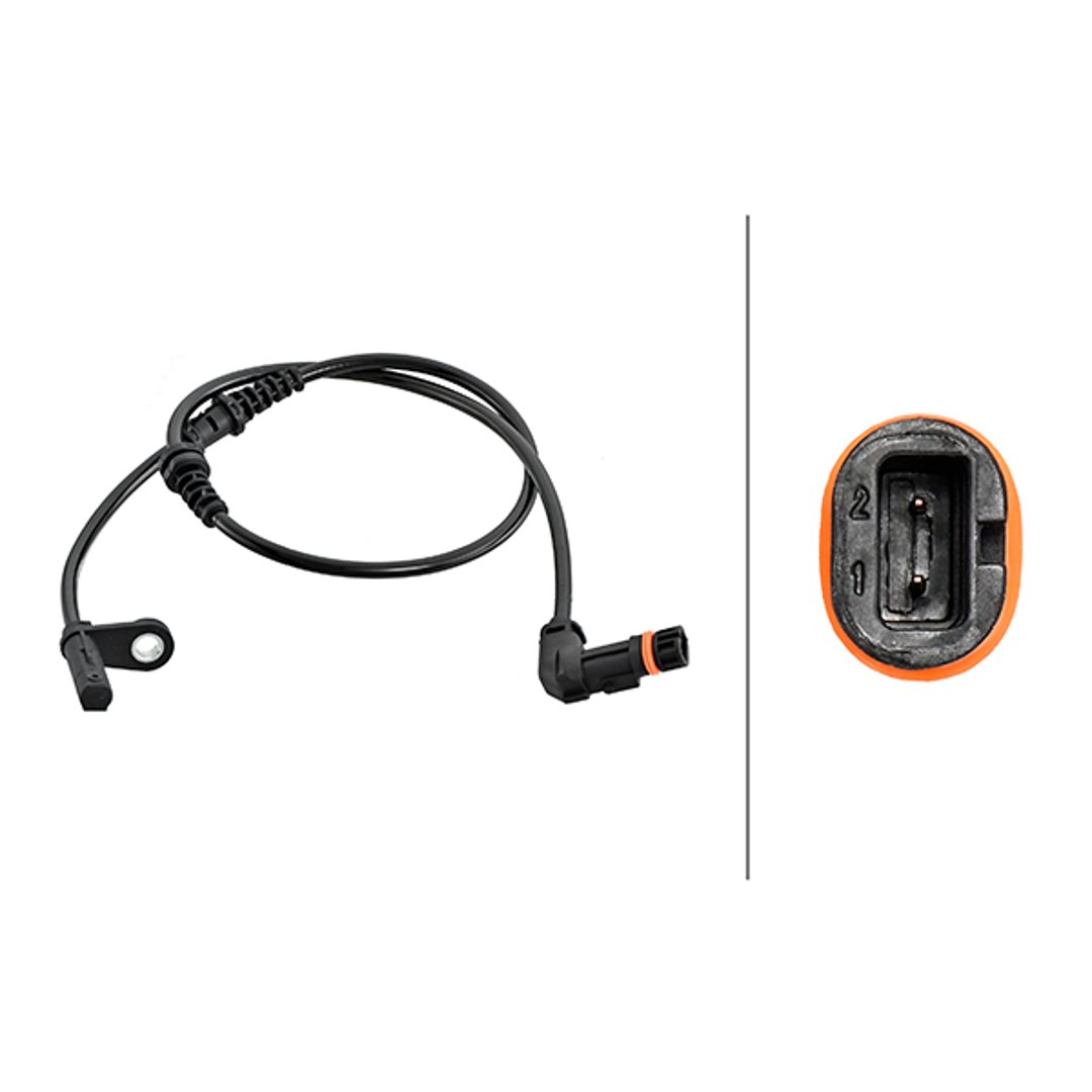 Czujnik prędkości obrotowej koła HELLA 6PU 230 048-241