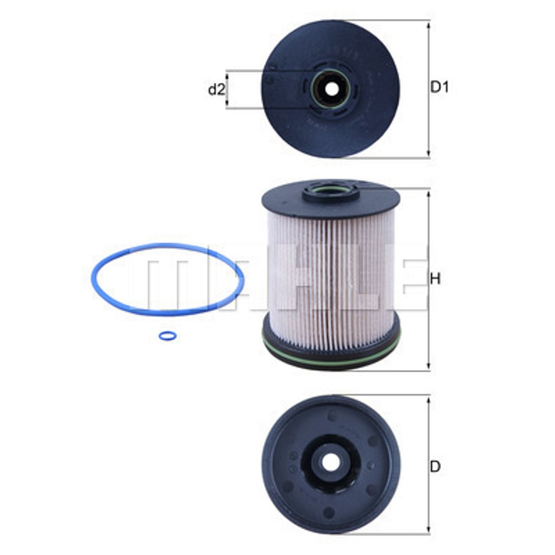 Filtr paliwa Mahle KX 491/1D