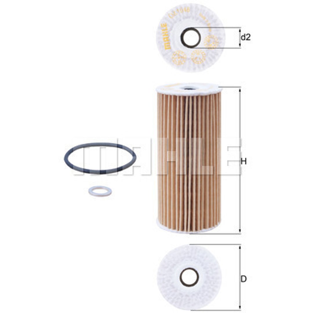 Filtr oleju Mahle OX 1048D