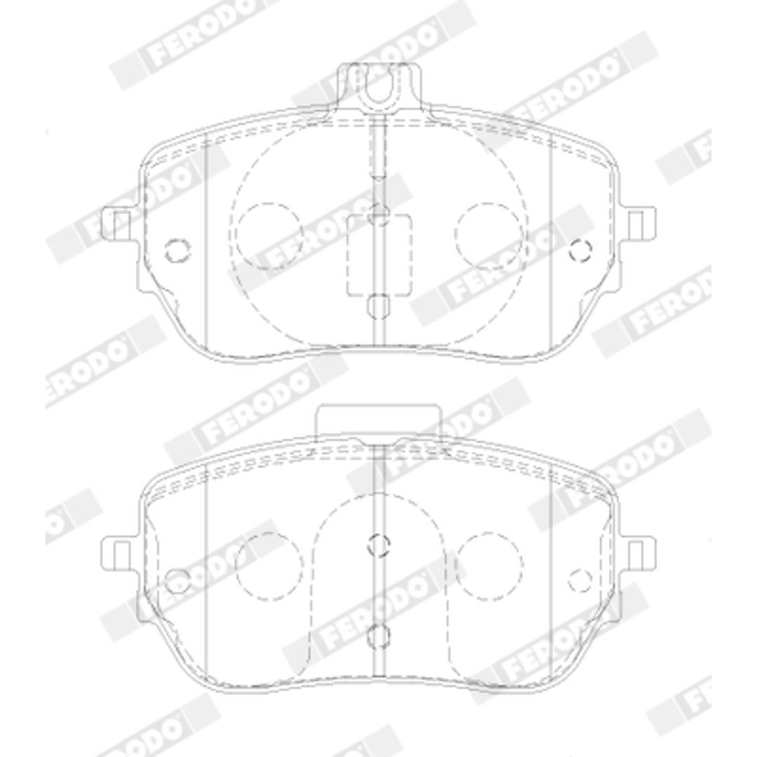 Klocki hamulcowe FERODO FDB5180