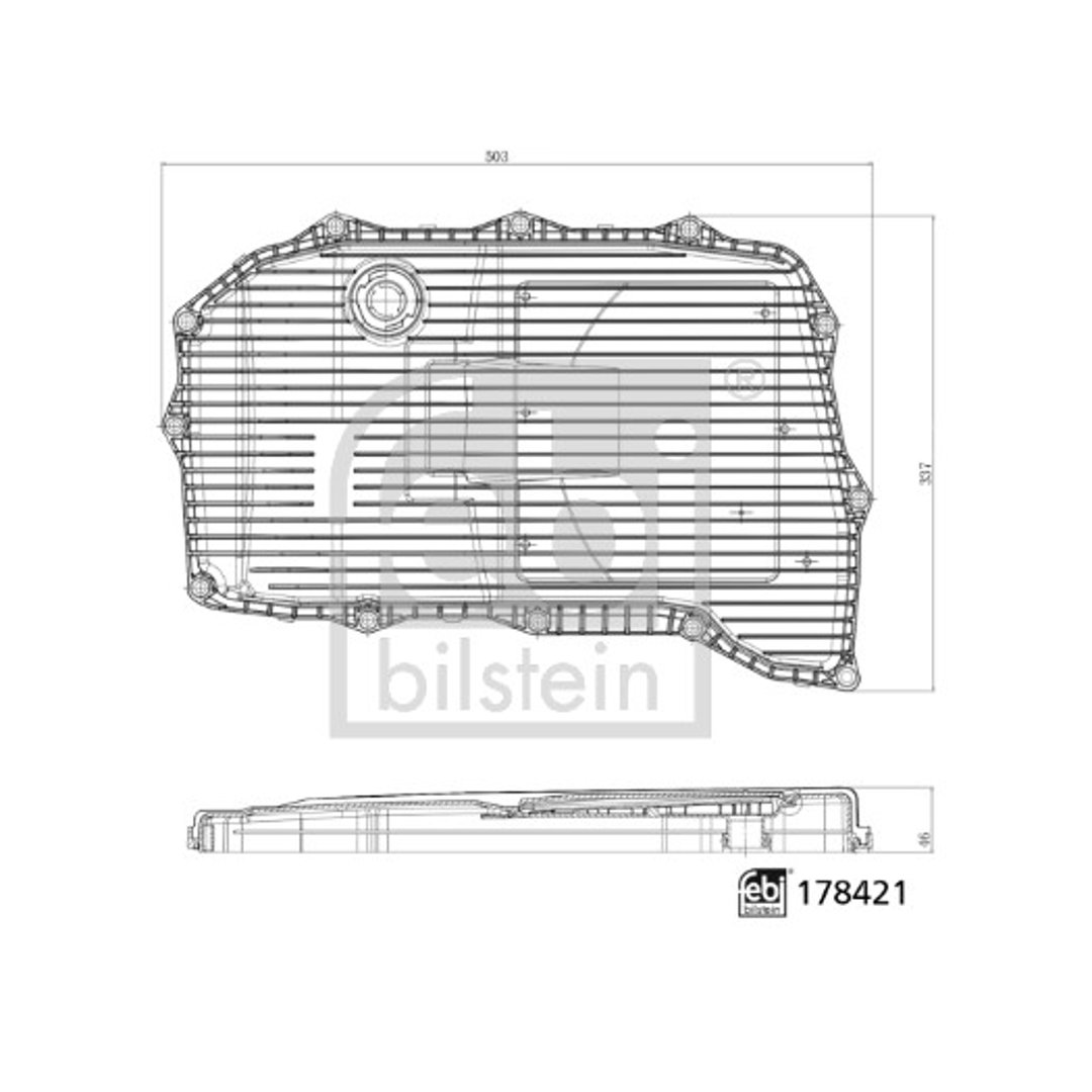Filtr automatycznej skrzyni biegów FEBI BILSTEIN 178421