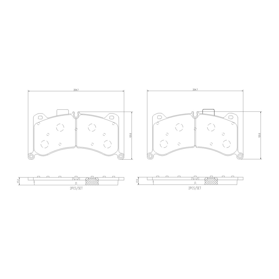 Klocki hamulcowe BREMBO P 85 183