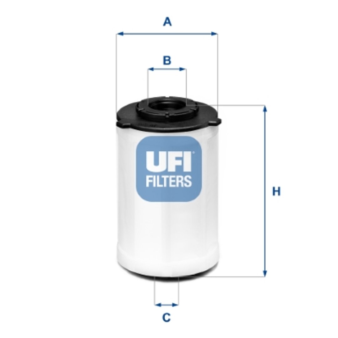 Filtr paliwa UFI Filtry 26.H2O.03