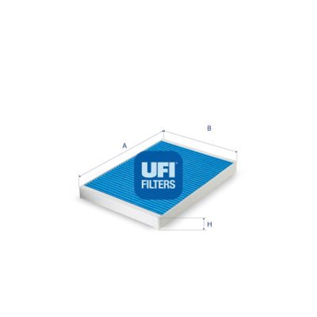 Filtr, wentylacja przestrzeni pasażerskiej UFI Filtry 34.101.00