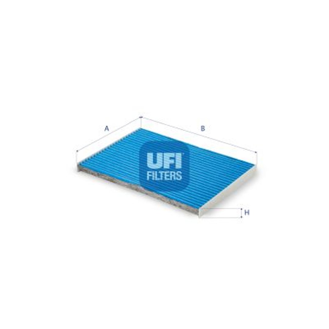 Filtr, wentylacja przestrzeni pasażerskiej UFI Filtry 34.405.00