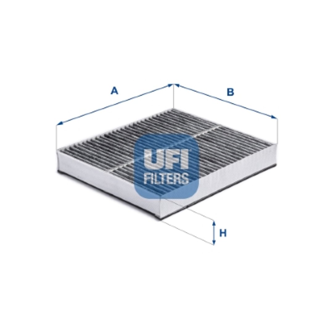 Filtr, wentylacja przestrzeni pasażerskiej UFI Filtry 54.320.00