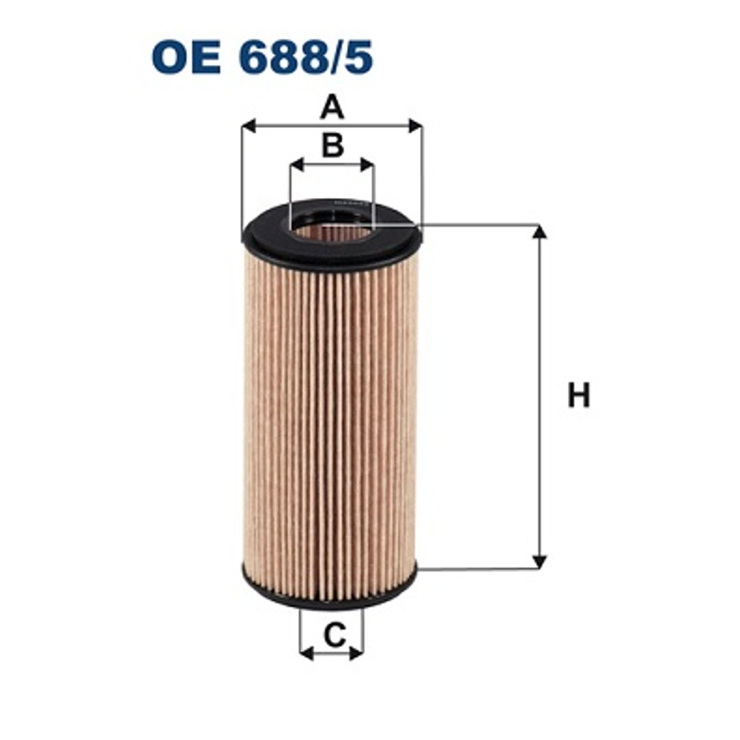 FILTRON Oleju OE688/5 - filtr oleju