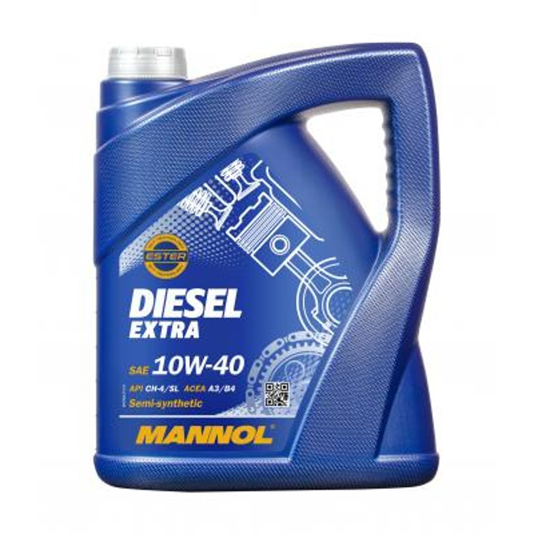 MANNOL Mannol 50515202000 Diesel Extra 10W40 CH-4/SL olej silnikowy, 5 l 50515200500