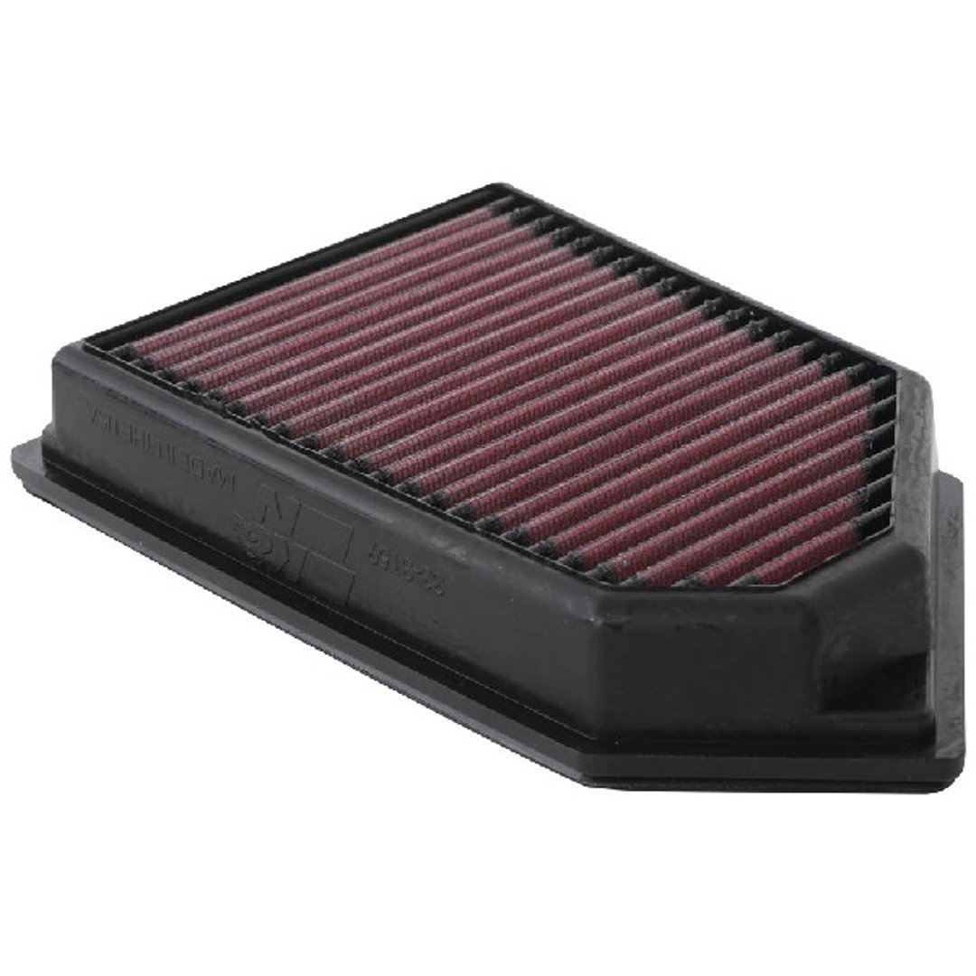 K&N 33-3159 wymienny filtr powietrza, czerwony 33-3159