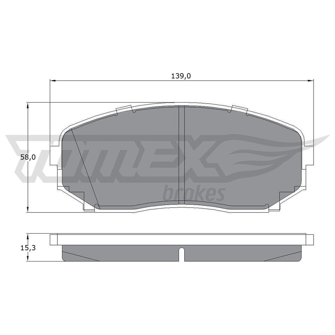Klocki hamulcowe TOMEX BRAKES TX 17-421