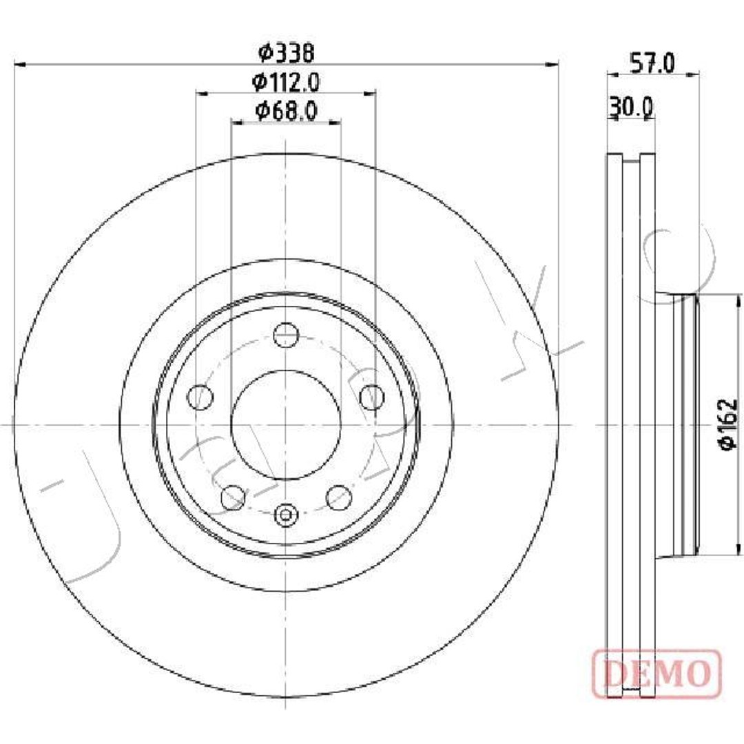 Tarcza hamulcowa JAPKO 600920C