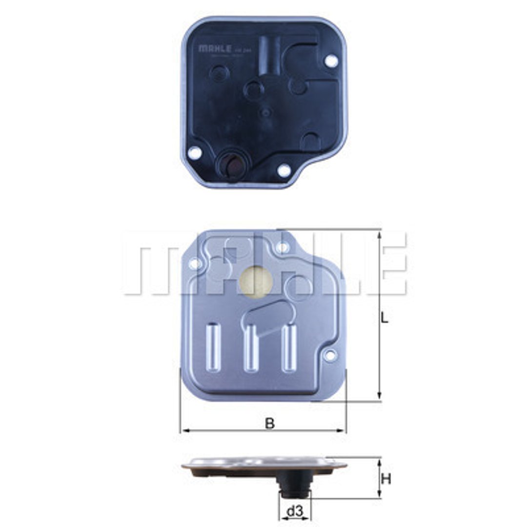 Filtr hydrauliczny, automatyczna skrzynia biegów Mahle HX 244