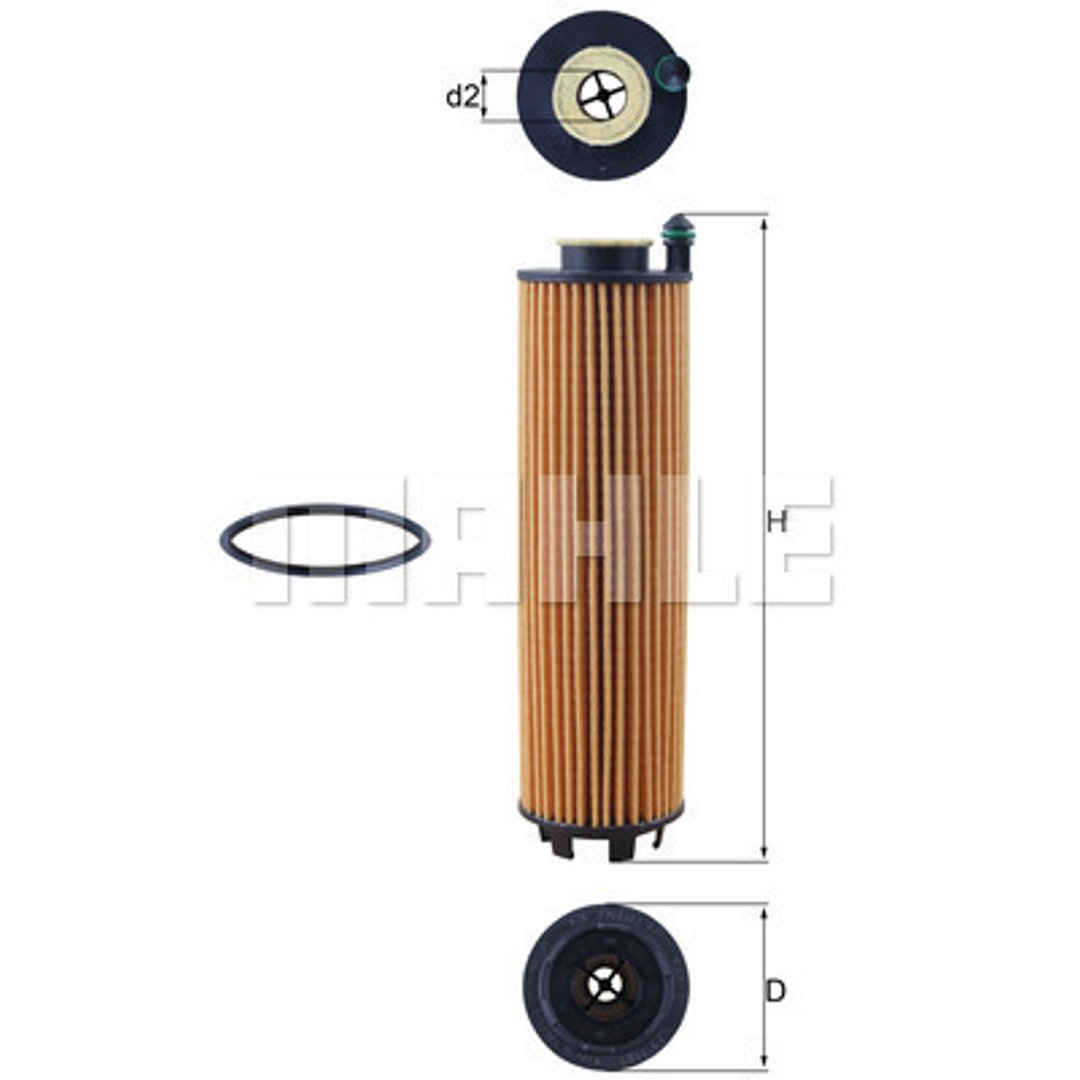 Filtr oleju MAHLE OX 1301D