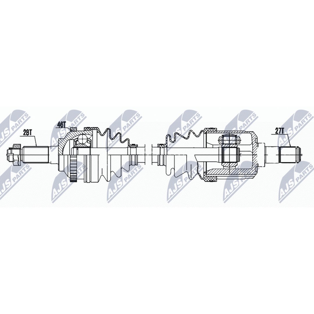 PÓŁOŚ NAPĘDOWA NTY NPW-KA-386