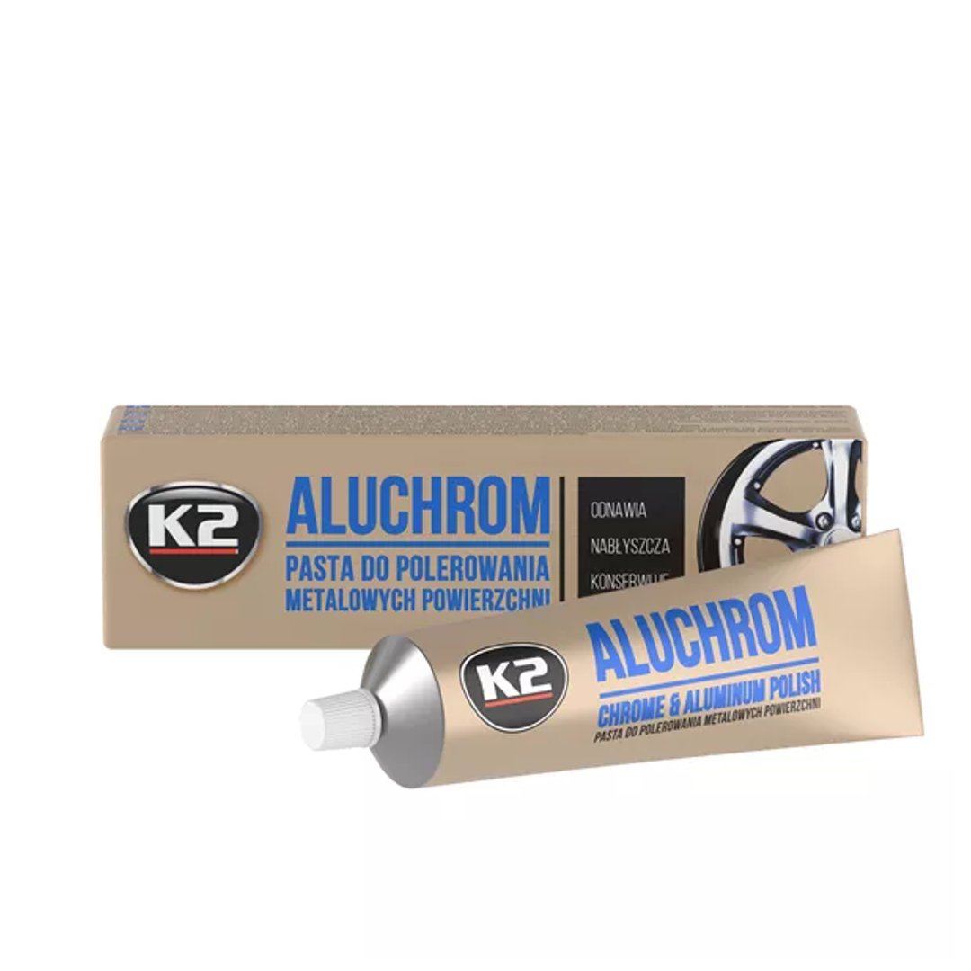 K2 Melle Aluchrom pasta do polerowania metalu 120g