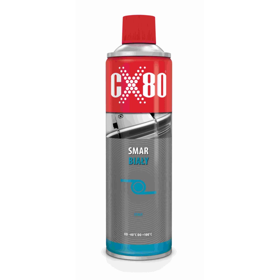 CX80 Smar biały, stały White Grease 500ml spray 220
