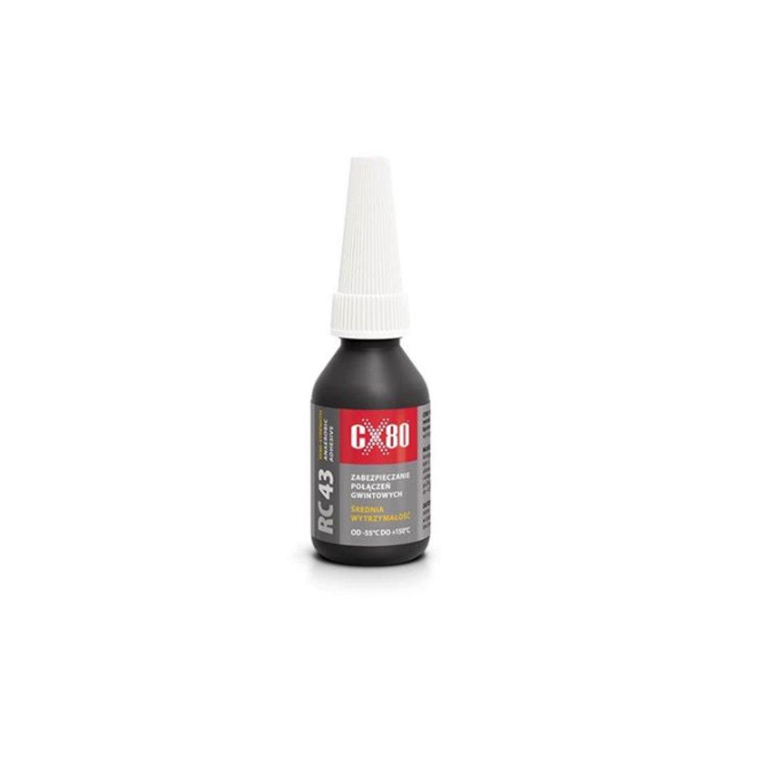 Tytan CX80 anaerobowy RC43 10ml średniowytrzymałe zabezpieczenie metalowych gwintów CX80 300