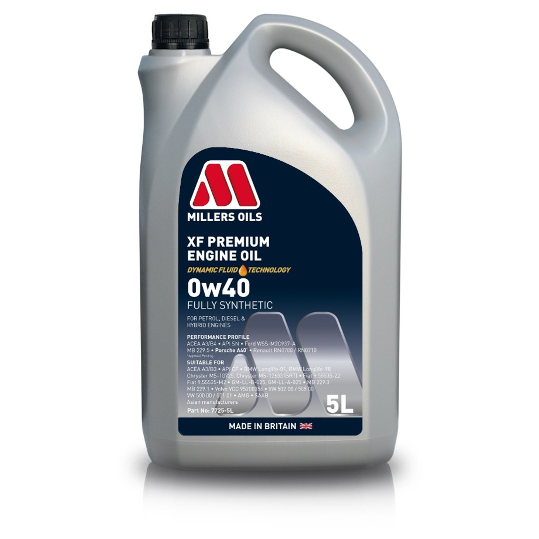 Millers Oils XF Longlife 0W40 5L 7725-5L