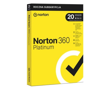 NortonLifeLock 360 Platinum 20st. 12m. ESD - wyślemy Ci klucz, gdy dostaniemy płatność