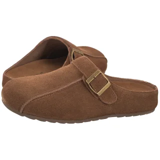 Klapki Brązowe V575-05636-02TAU (VE931-a) Venezia