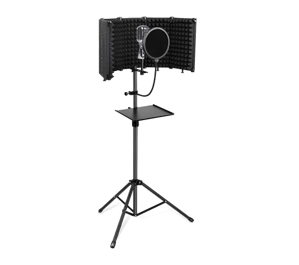 Musicmate MM-450 StudioMaster Pro z ekranem akustycznym Dynamiczny Przewodowy Srebrny