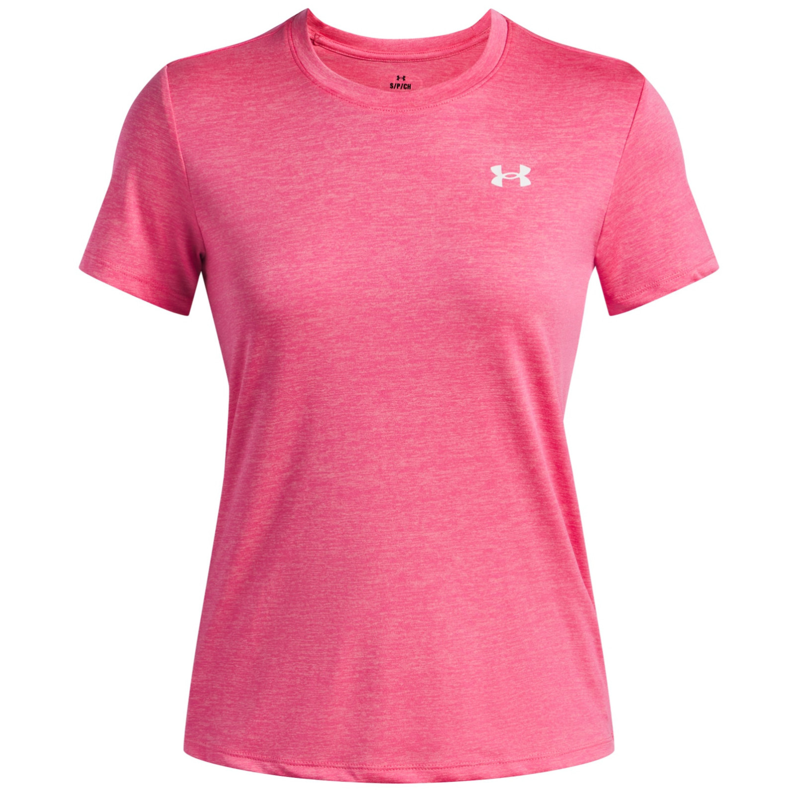 Koszulka damska Under Armour Tech SSC - Twist Rozmiar: S / Kolor: czerwony/różowy