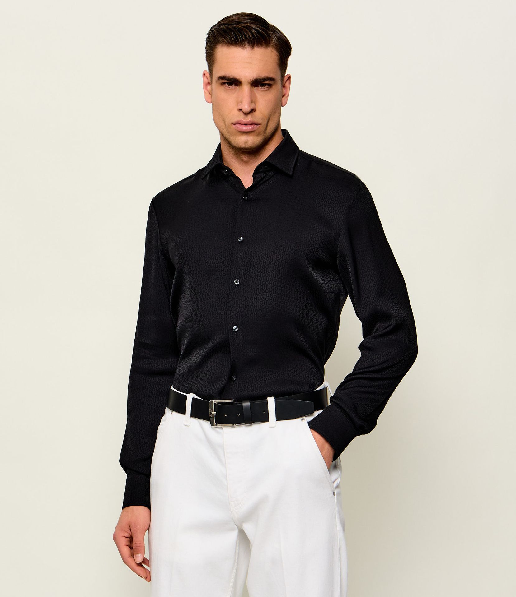 HUGO Koszula Kenno Slim Fit