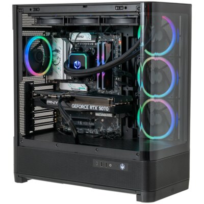 Komputer MAD DOG AQUARIUS-A04WR32WH R7-7800X3D 32GB RAM 1TB SSD GeForce RTX5070 DLSS 3 Wi-Fi Windows 11 Home