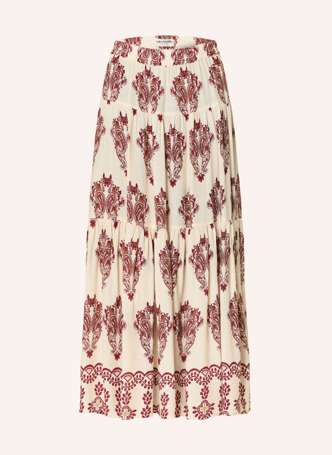 Lollys Laundry Spódnica Sunsetll beige