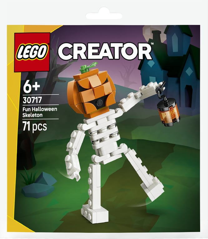 LEGO 30717 Śmieszny halloweenowy szkielet