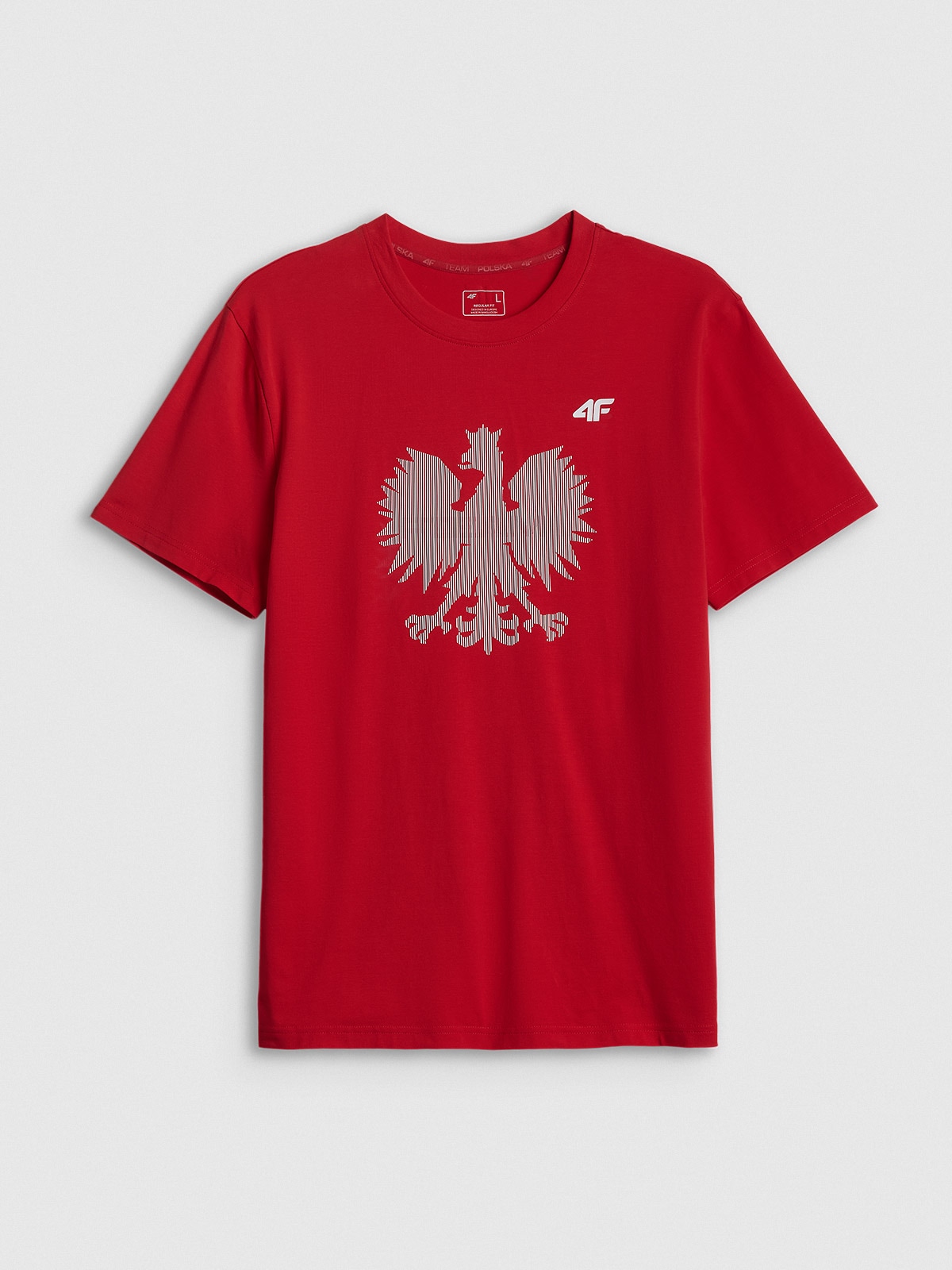 4F Koszulka kibica męska - czerwona XXL