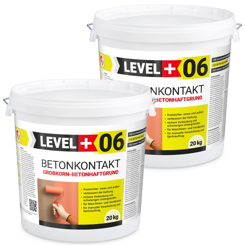 Grunt szczepny pod tynki LEVEL+ BETONKONTAKT L+06 40 kg
