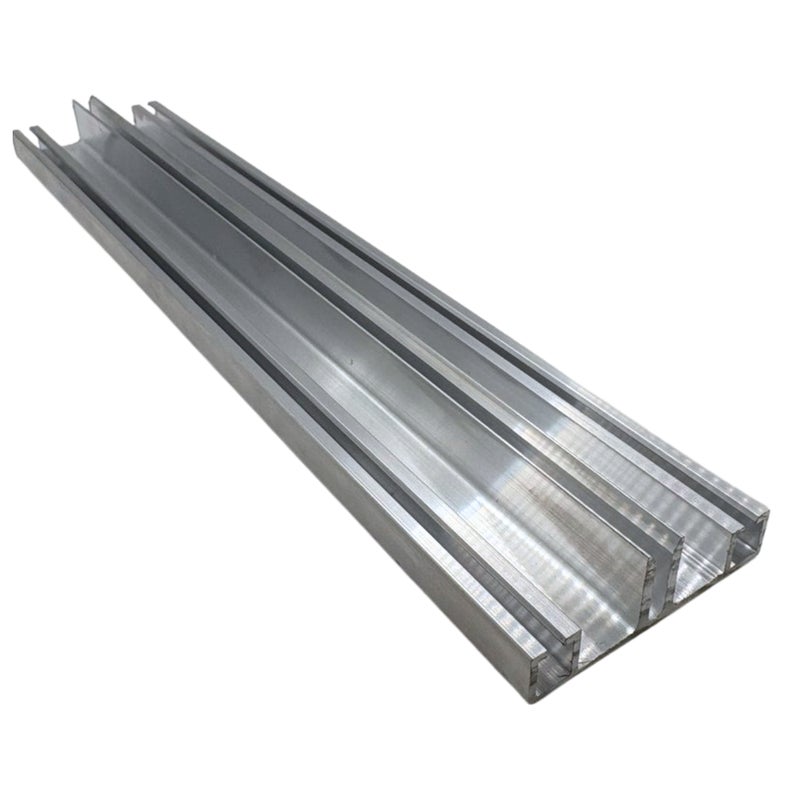 Profil aluminiowy łączący dolny 1000mm do poliwęglanu